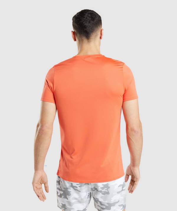 Panske Tricka Gymshark Arrival Graphic Oranžové | XW0947362